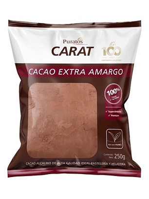 Cacao En Polvo Extra Amargo Puratos 250 Grs