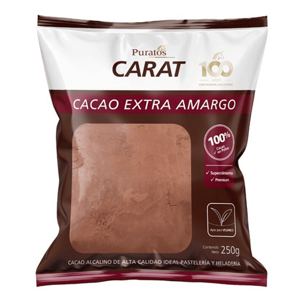 Cacao En Polvo Extra Amargo Puratos 250 Grs 1
