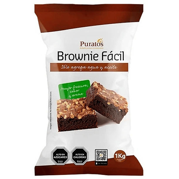 Mezcla Para Brownie Fácil Puratos 1 Kg 1