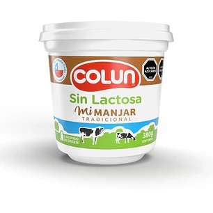 Manjar Colun Sin Lactosa 380 Gr