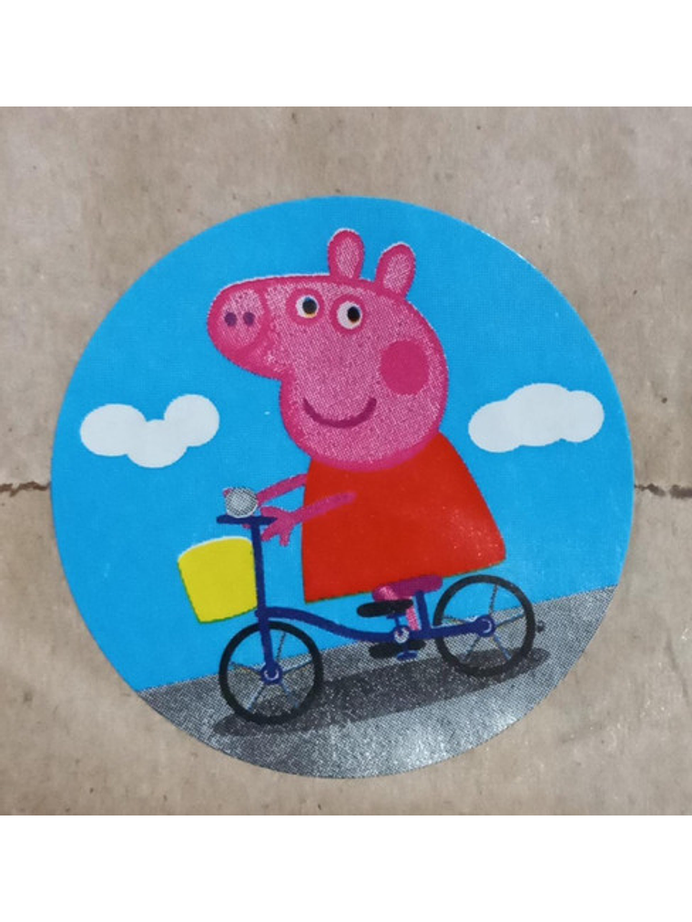 Sticker o Etiqueta Circular Para Niños Y Niñas Dibujos Animados 100 Uni 6