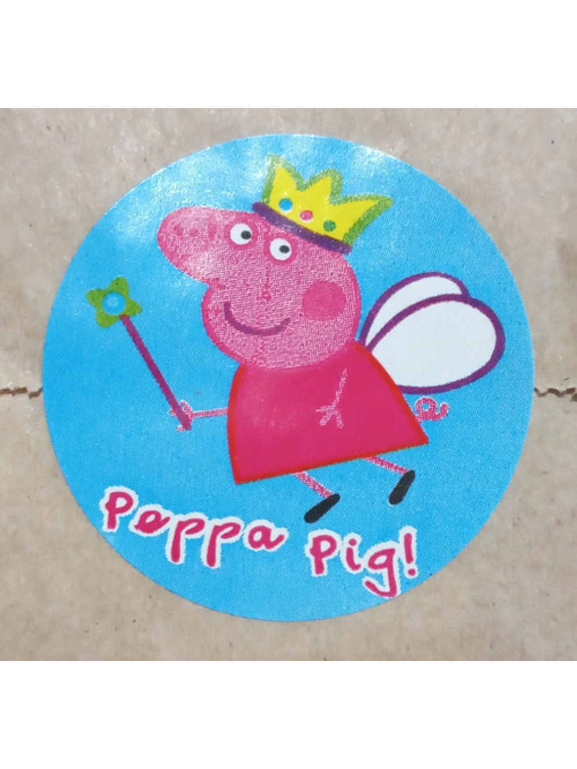 Sticker o Etiqueta Circular Para Niños Y Niñas Dibujos Animados 100 Uni 7