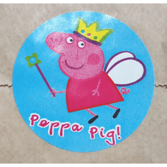 Sticker Circular Para Niños Y Niñas Dibujos Animados 100 Uni