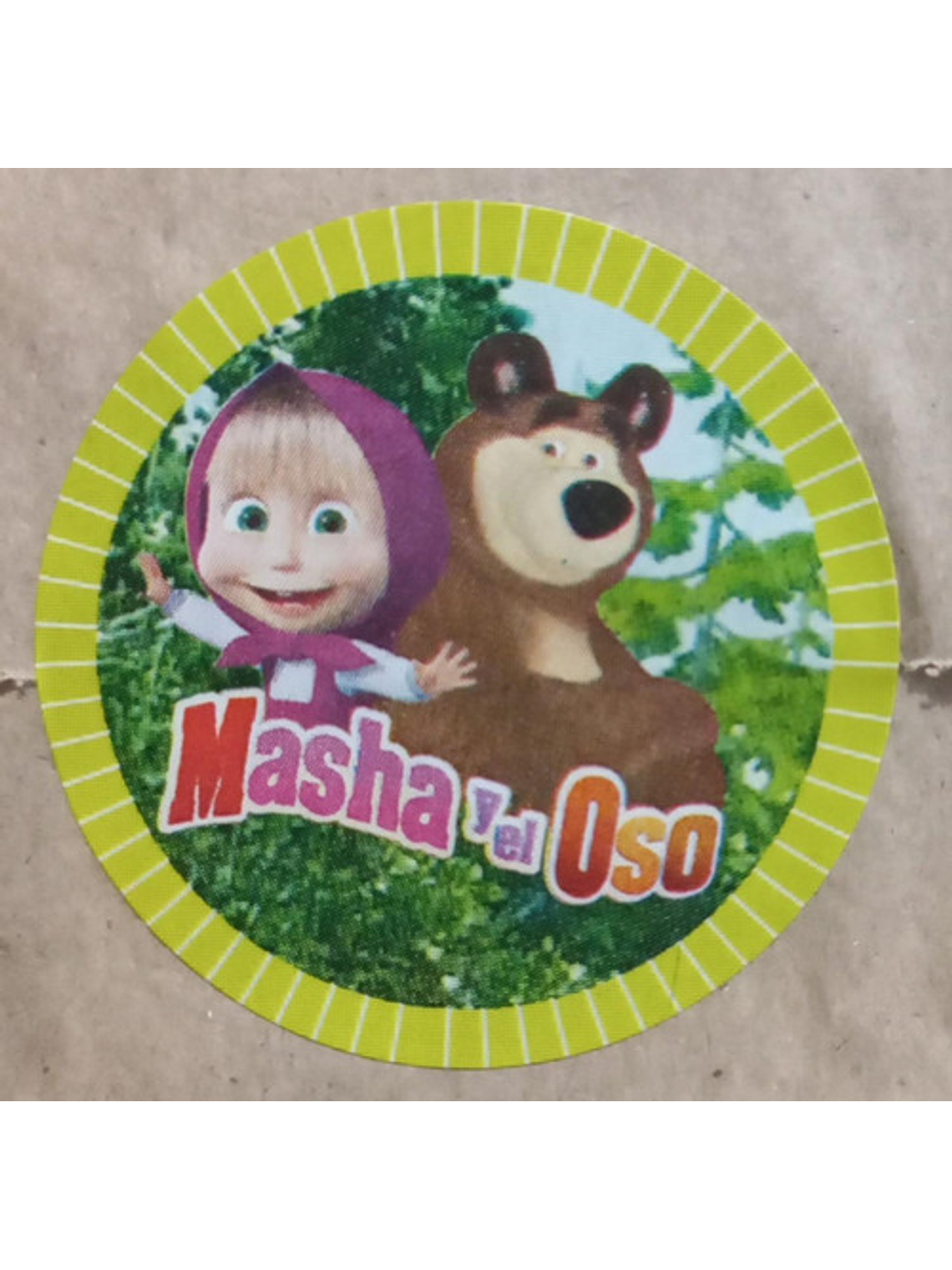 Sticker o Etiqueta Circular Para Niños Y Niñas Dibujos Animados 100 Uni 10