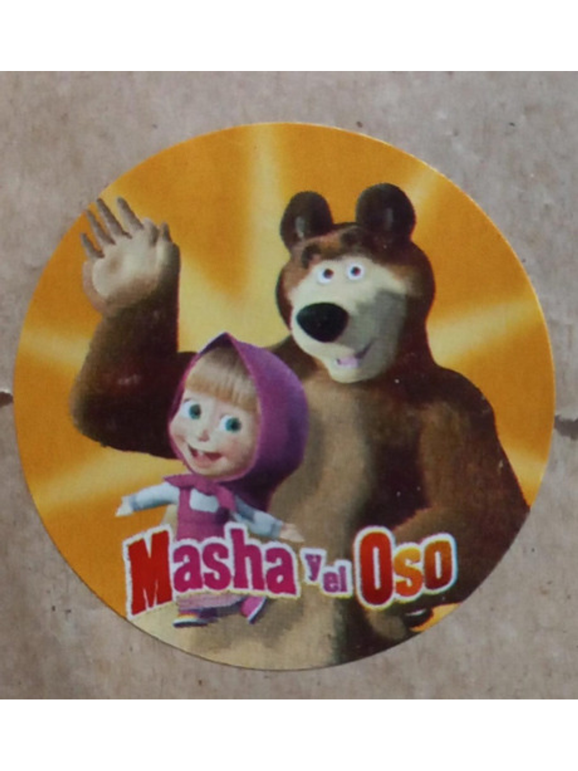 Sticker o Etiqueta Circular Para Niños Y Niñas Dibujos Animados 100 Uni 11