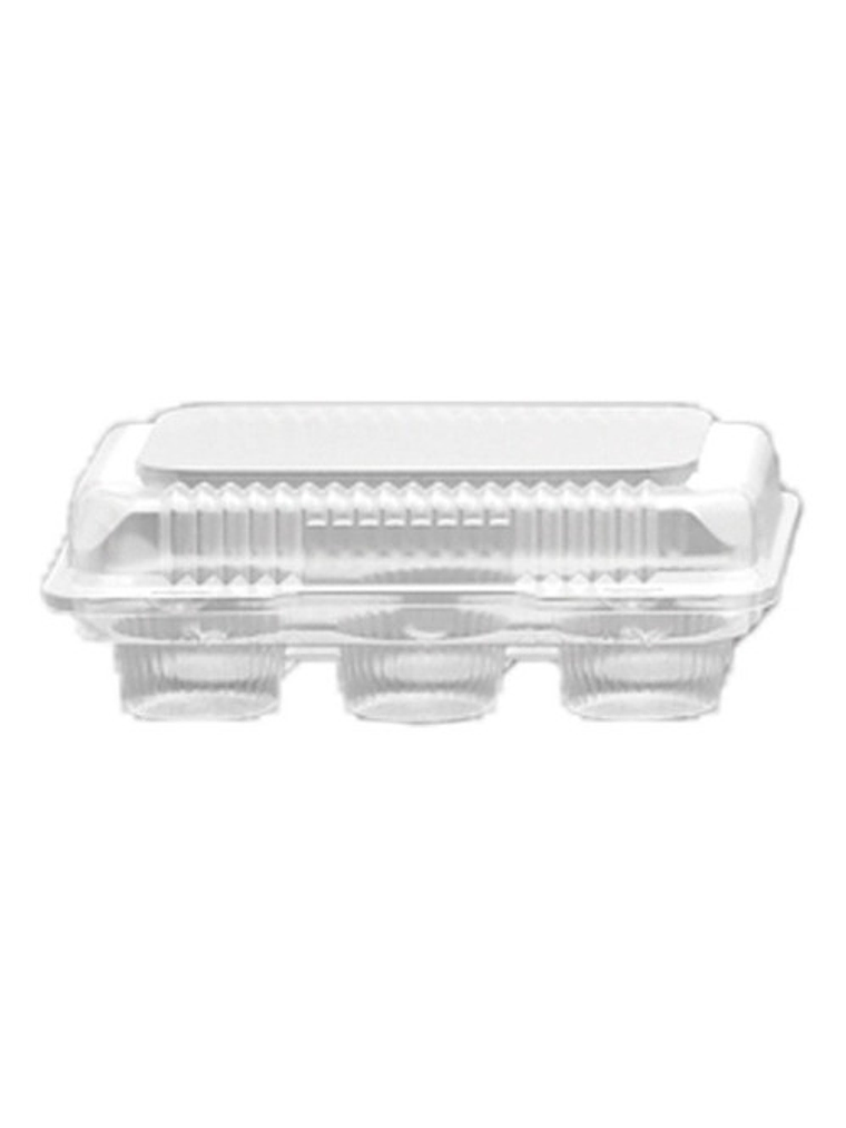 Envase Plástico Para 6 Cupcake O Muffin 10 Unid 25x19x8,8 Cm 1