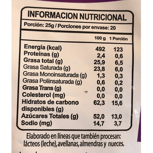 Chips De Chocolate Neucober Bitter Suave Horneables 500 Grs