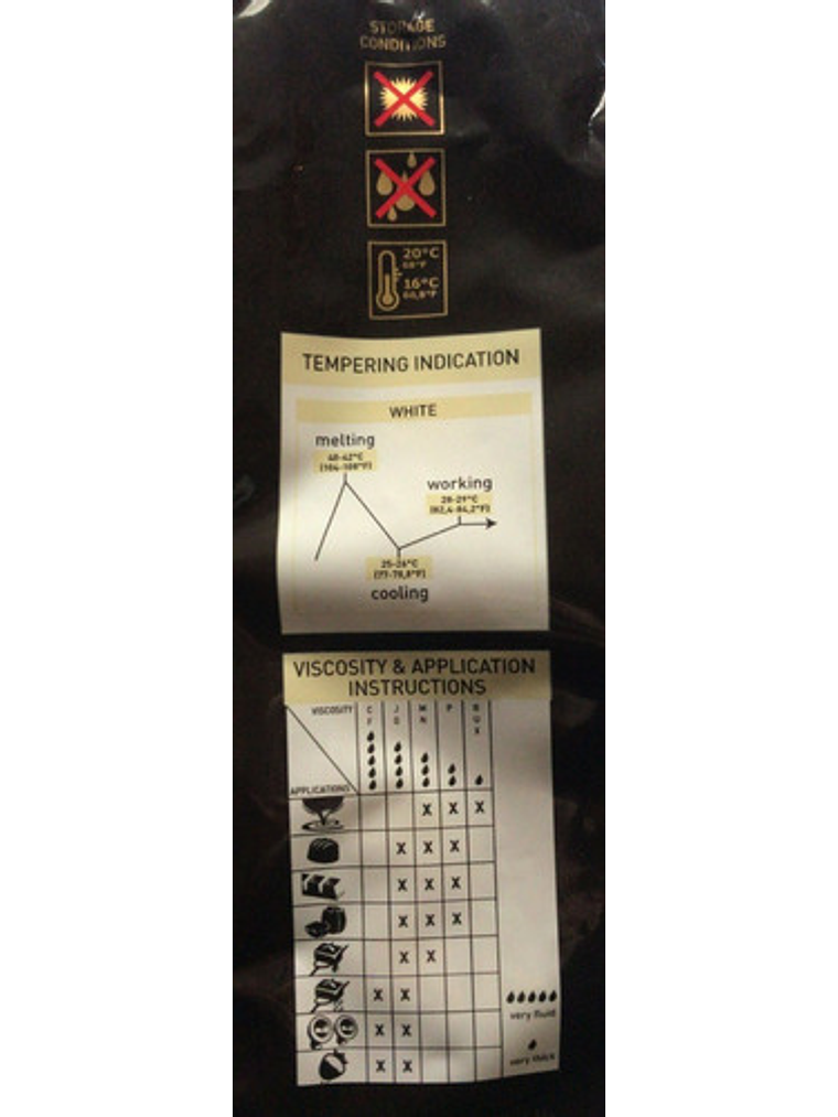 Cobertura De Chocolate Belcolade Blanco 31% Cacao 4