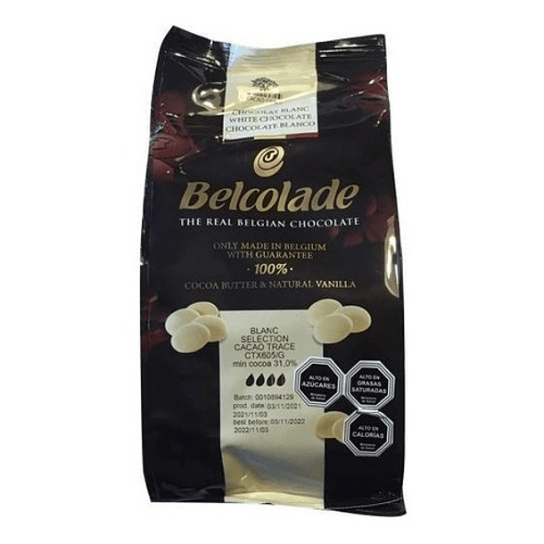 Cobertura De Chocolate Belcolade Blanco 31% Cacao 1