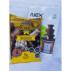 Pack Cascada + Chocolate Ambrosoli Alto Rendimiento 1 Kg