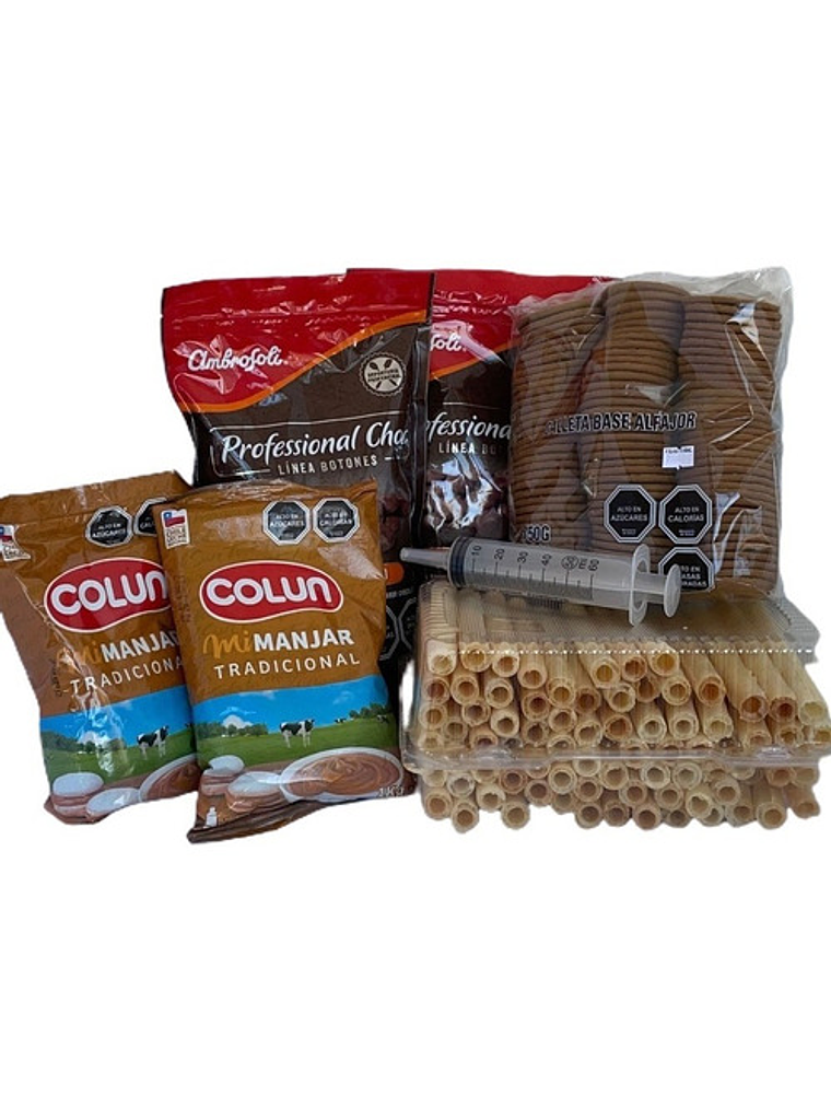 Kit Insumos Alfajor Y Cuchuflís (Imagen Referencial) 2