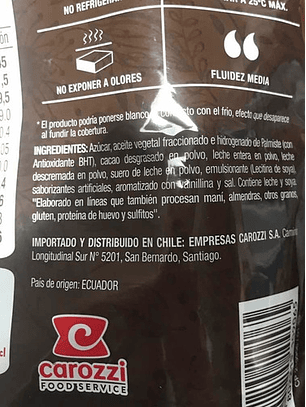 Cobertura Chocolate Ambrosoli Leche