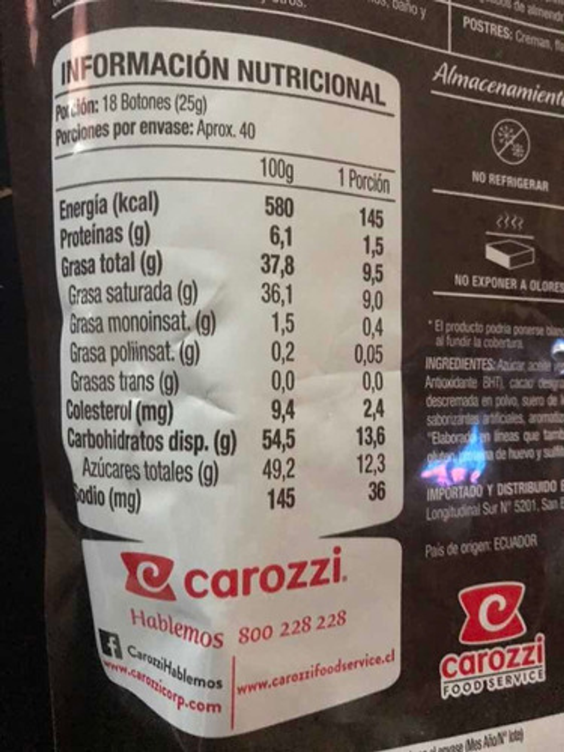 Cobertura Chocolate Ambrosoli Leche 3