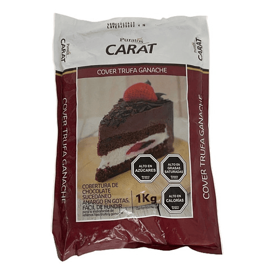 Cobertura De Chocolate Puratos Carat Cover Trufa Ganache