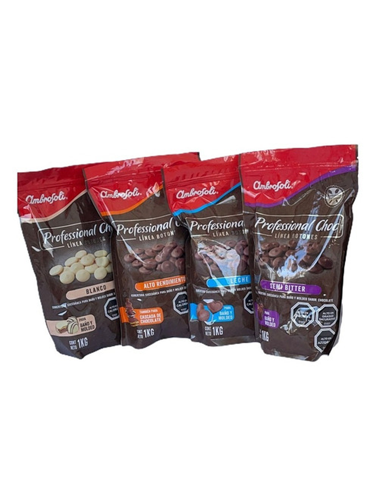 Cobertura Chocolate Ambrosoli Monedas Variedades 4 Kg 1