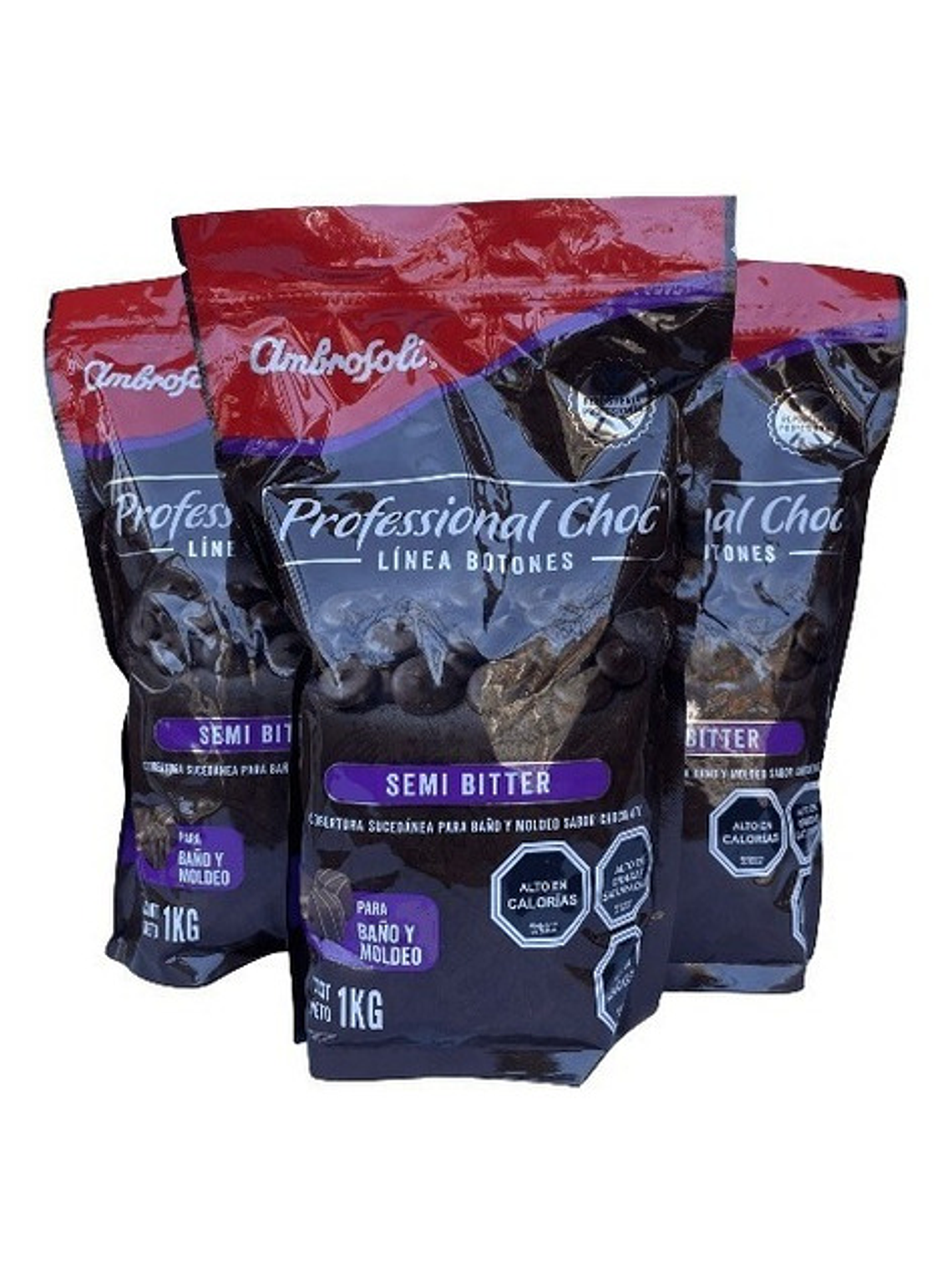 Cobertura Chocolate Ambrosoli Monedas Variedades 3kg 3