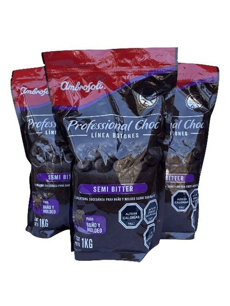 Cobertura Chocolate Ambrosoli Monedas Variedades 3kg 3