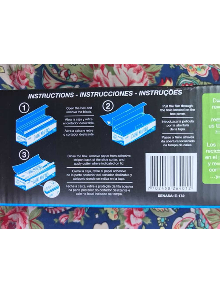 Film Alusa Transparente 28 Cm X 300 Mt Con Cortador 2