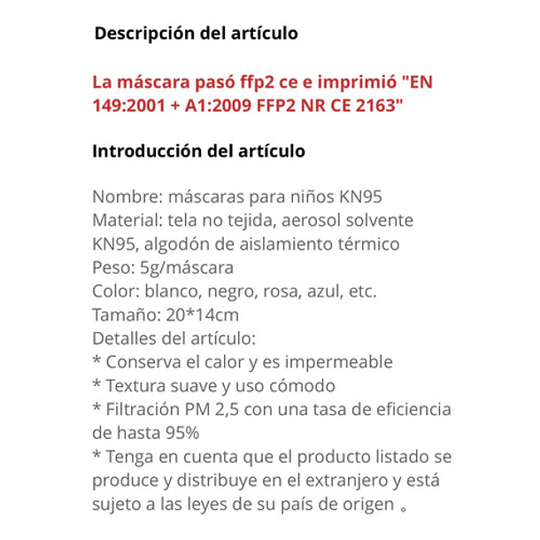 10 Mascarillas Kn95 Ffp2 Para Niños 9 A 12 Años Certificadas 6