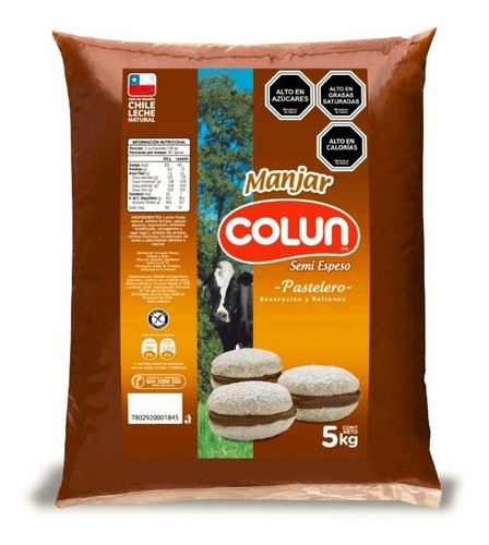 Manjar Repostero Colun 5 Kg
