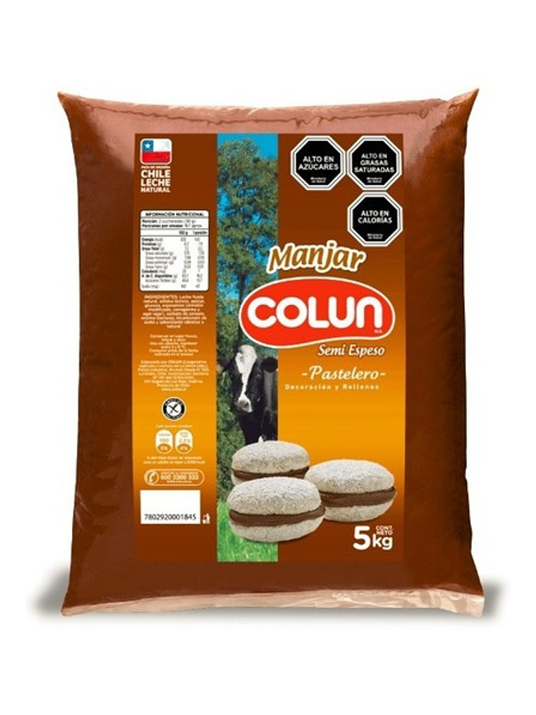 Manjar Repostero Colun 5 Kg 1