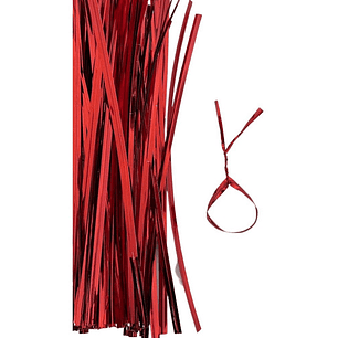 Alambre Forrado 15 Cm Metalizado Para Amarrar (1000u)