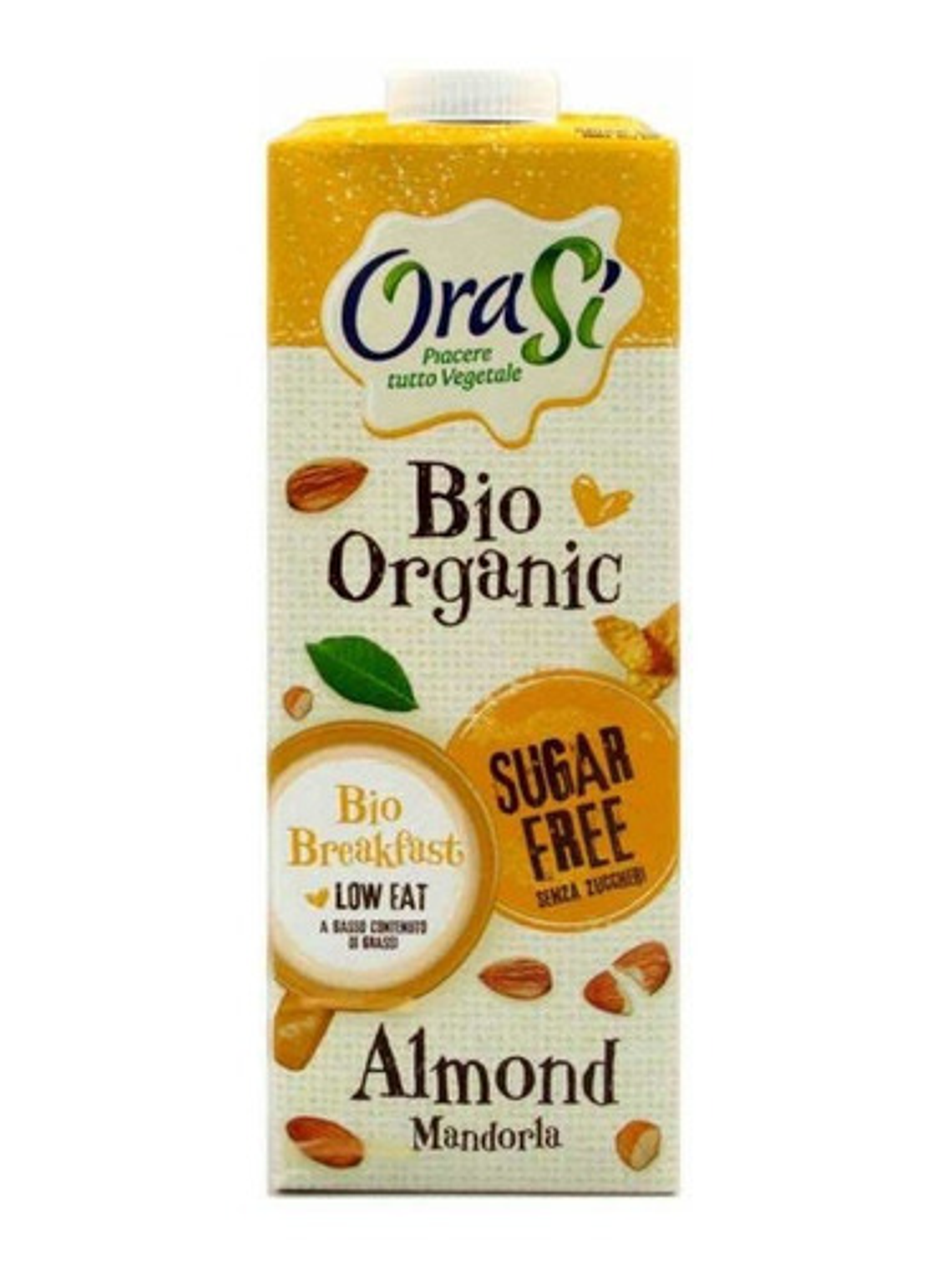 Leche Vegetal Orasi Bio Organic Almendra Sin Azúcar 1 Lt 1