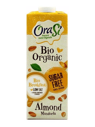 Leche Vegetal Orasi Bio Organic Almendra Sin Azúcar 1 Lt
