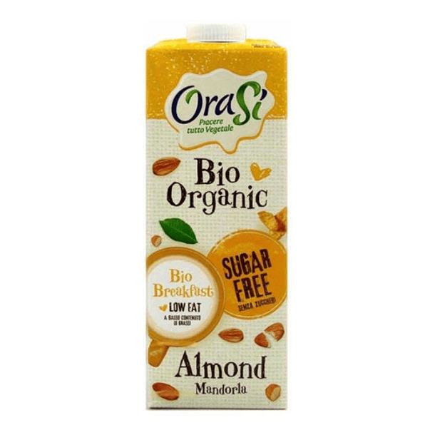 Leche Vegetal Orasi Bio Organic Almendra Sin Azúcar 1 Lt 1