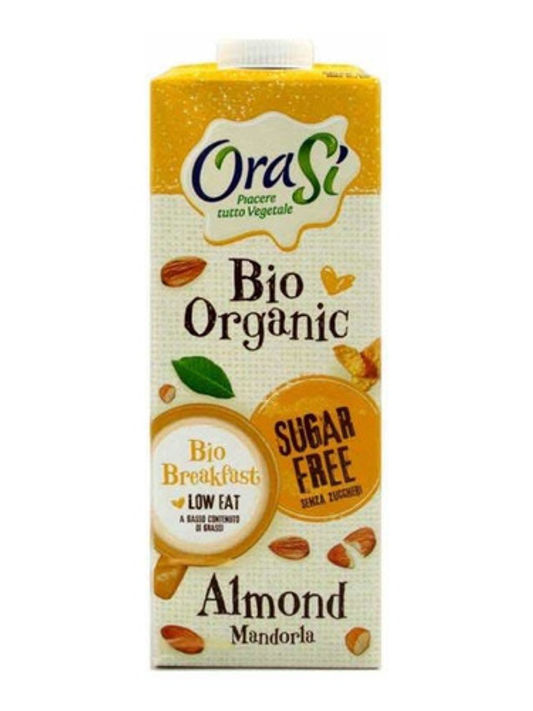 Leche Vegetal Orasi Bio Organic Almendra Sin Azúcar 1 Lt 1
