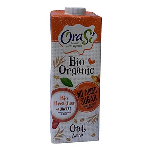 Leche Vegetal Orasi Organic Avena Sin Azúcar Añadida 1 Lt