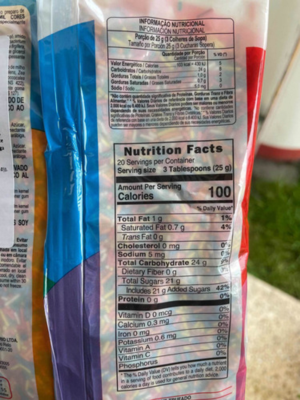 Sprinkles Decoración Palitos De Colores Crocantes 500 Grs 3