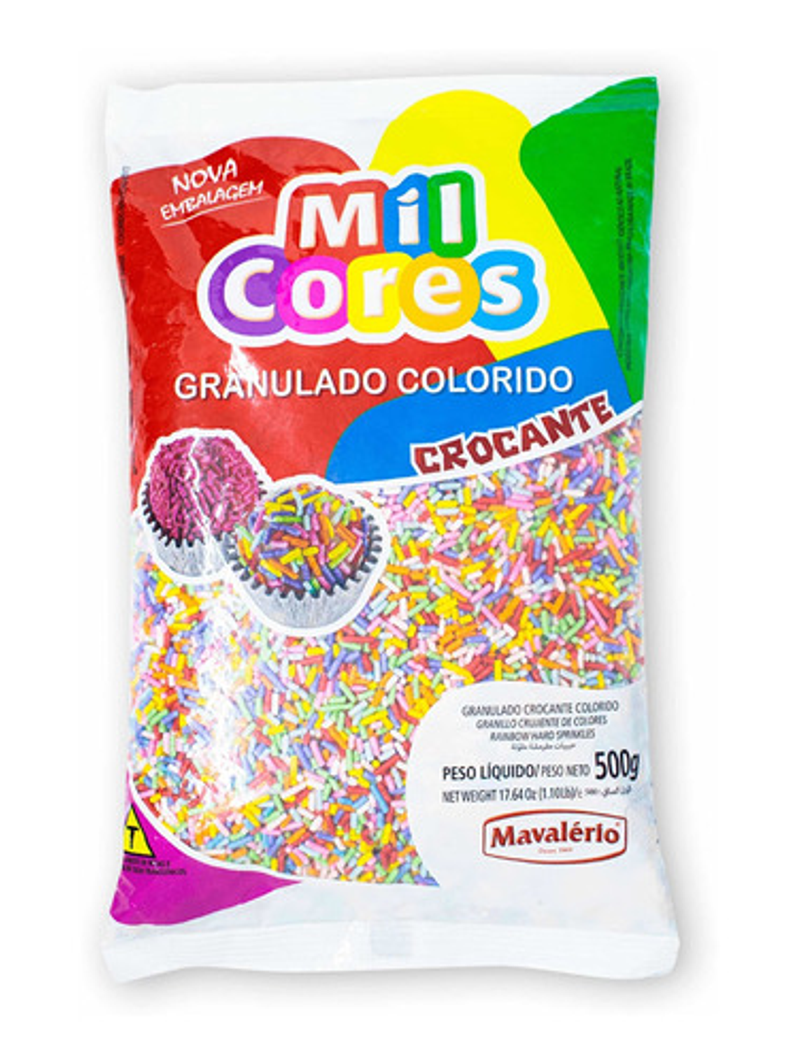 Sprinkles Decoración Palitos De Colores Crocantes 500 Grs 1