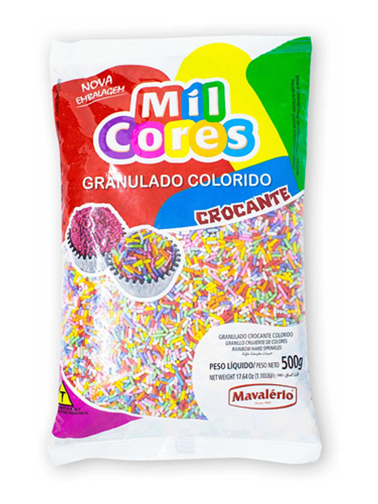 Sprinkles Decoración Palitos De Colores Crocantes 500 Grs 1