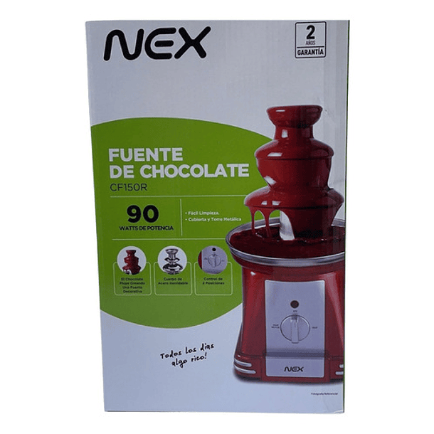 Cascada De Chocolate Nex 350 Grs 90 W 1