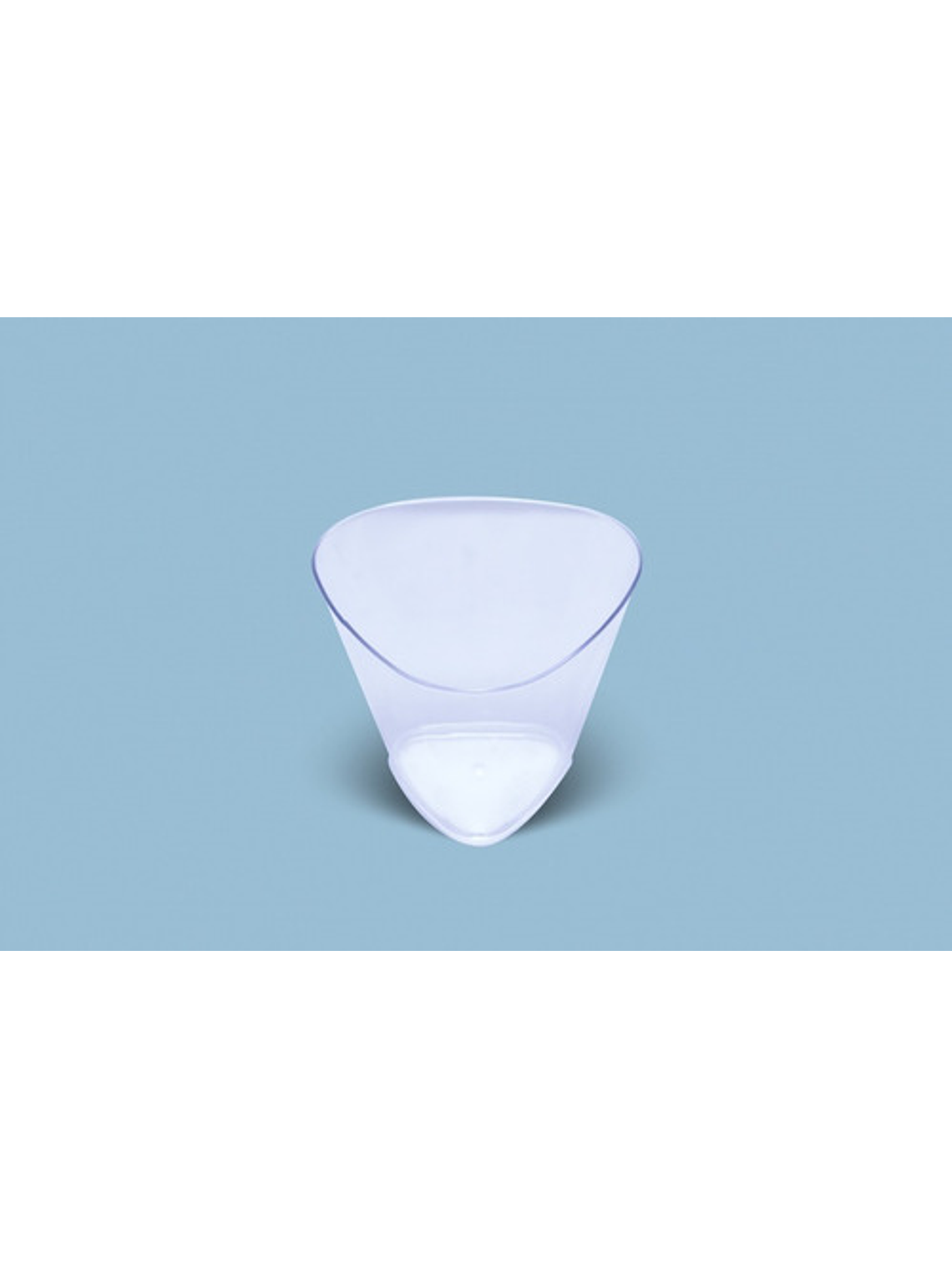 Copa Triangular Para Postres Petite 6oz 28gr X12 Unidades 1