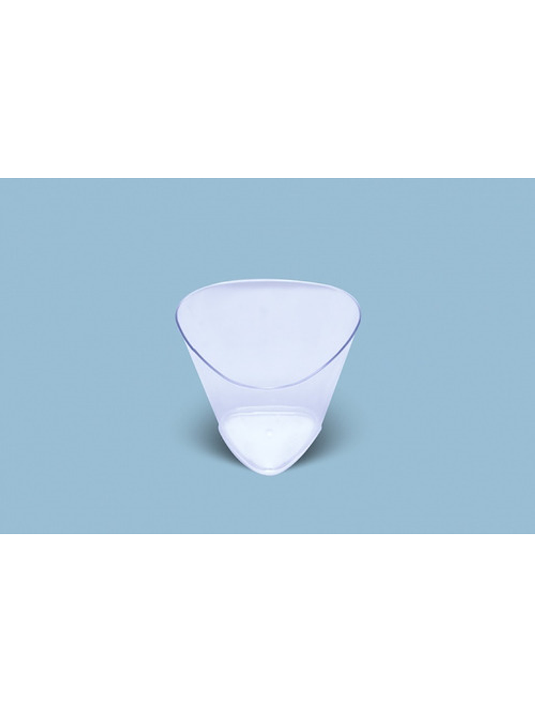 Copa Triangular Para Postres Petite 6oz 28gr X12 Unidades 1