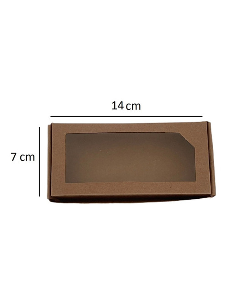 5 Cajas De Cartón Kraft Multiuso Autoarmables 14x7x3 Cm No2 1