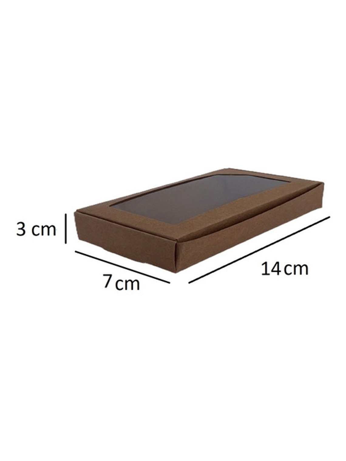 5 Cajas De Cartón Kraft Multiuso Autoarmables 14x7x3 Cm No2 2