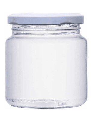 Pack 24 Frascos Conserveros  260 Cc Con Tapa Blanca