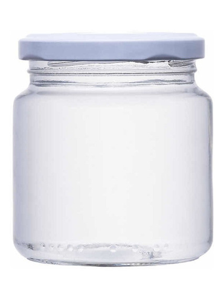 Pack 24 Frascos Conserveros  260 Cc Con Tapa Blanca 1