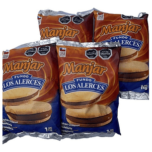 Pack 4 Manjar Fundo Los Alerces