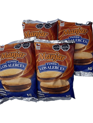 Pack 4 Manjar Fundo Los Alerces