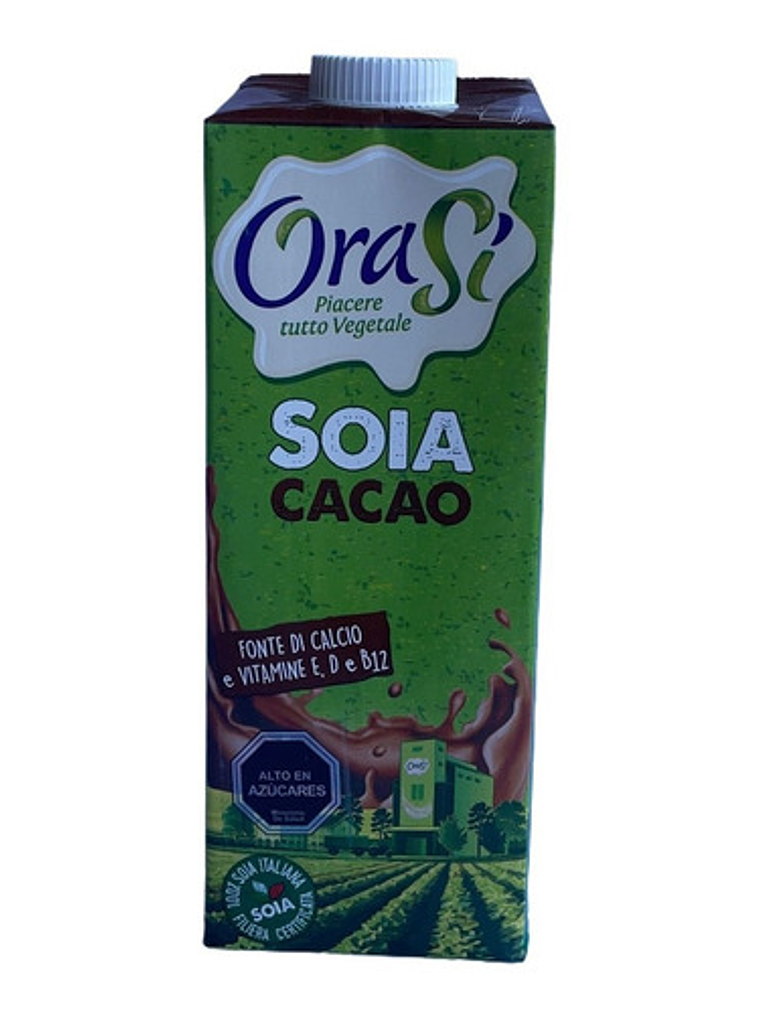 Leche Vegetal Bebida De Soya Cacao Orasí 1 L 1