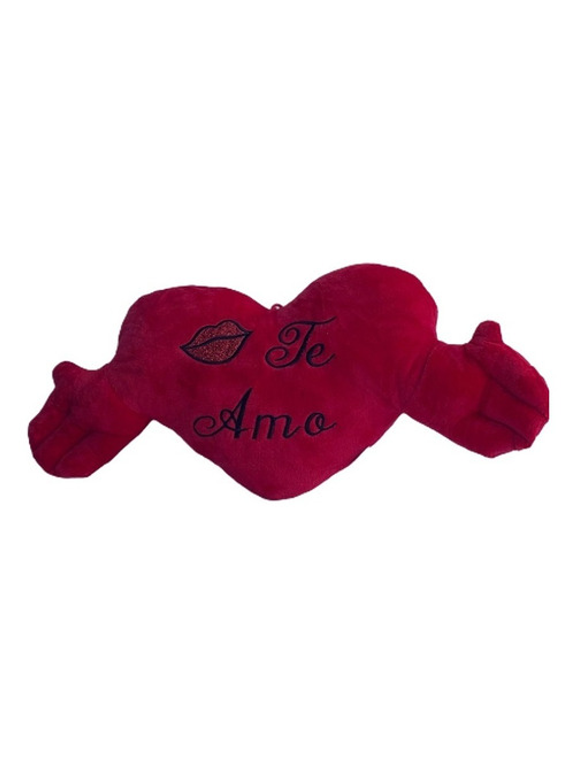 Regalo San Valentín 14f Cojín De Corazón Te Amo Rojo 50 C 1