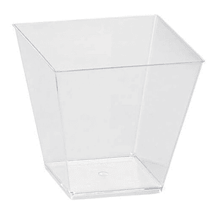 Copa Cuadrada Para Postres Petite 2oz (60 Ml) X 24 Unidades