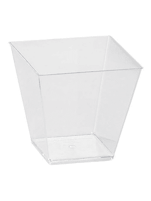 Copa Cuadrada Para Postres Petite 2oz (60 Ml) X 24 Unidades