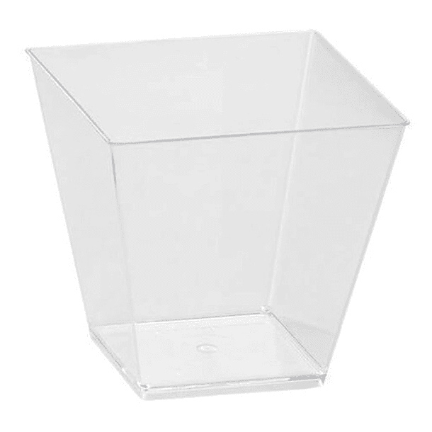 Copa Cuadrada Para Postres Petite 2oz (60 Ml) X 24 Unidades