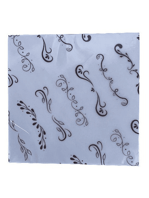 Papel Para Alfajor Antigrasa 14, 5cm X 14,5 Cm 100 Unidades