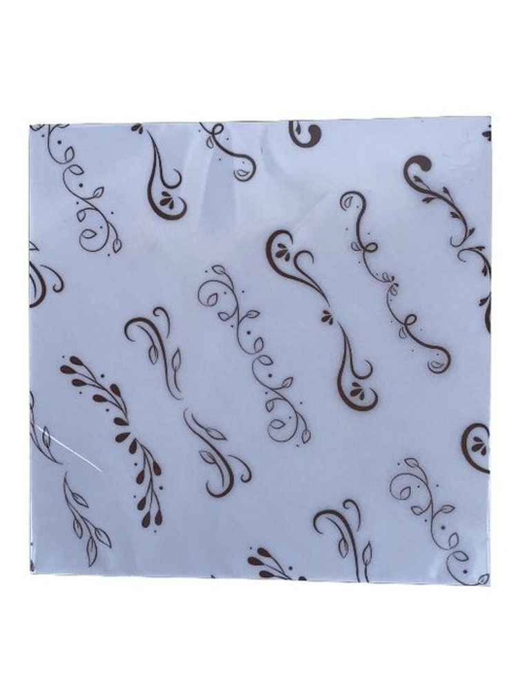 Papel Para Alfajor Antigrasa 14, 5cm X 14,5 Cm 100 Unidades 2